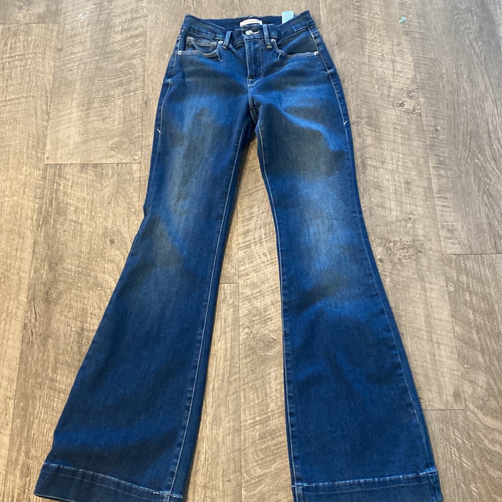 Good American good flare sz 25 jeans
